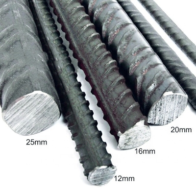 Building Construction 16mm 18mm 20mm 25mm Building Construction Steel Rebar / Concrete Iron Rod